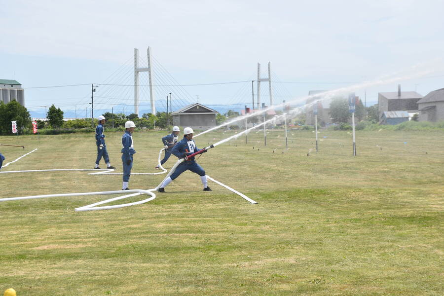 小型ポンプ操法